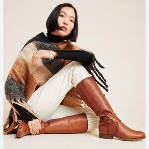 FRYE Melissa Belted Redwood Tall Leather Boot‎ Size 7